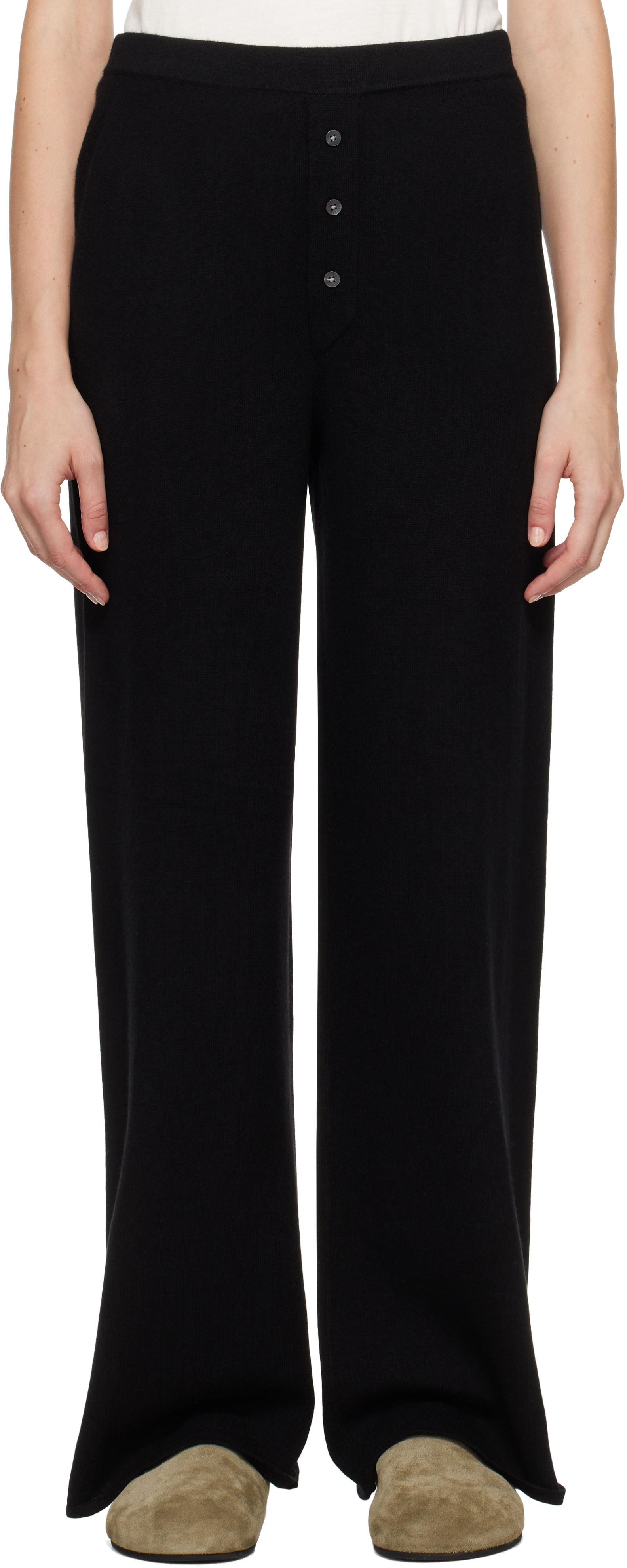 Shop Guest In Residence Black Everywear Lounge Pants In Blk Black