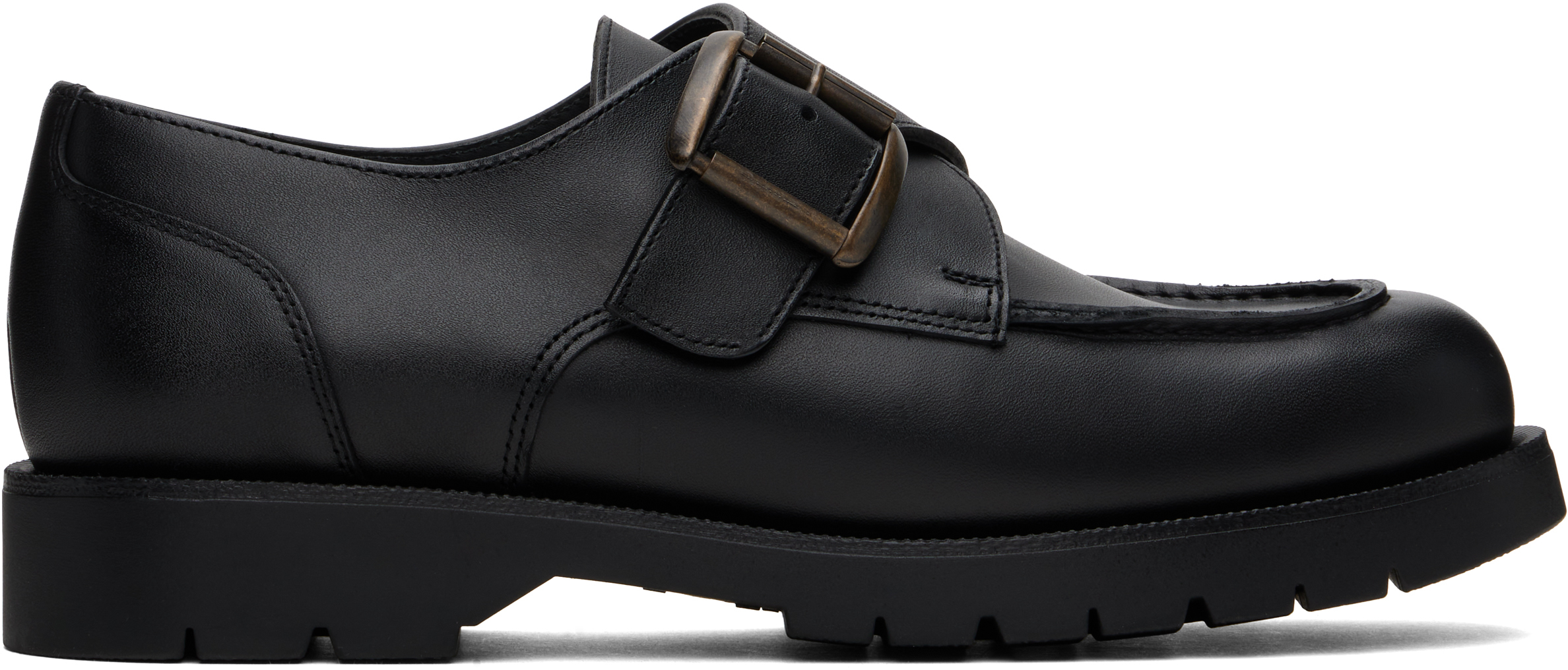 Kleman Black Marechal Monkstraps In Noir