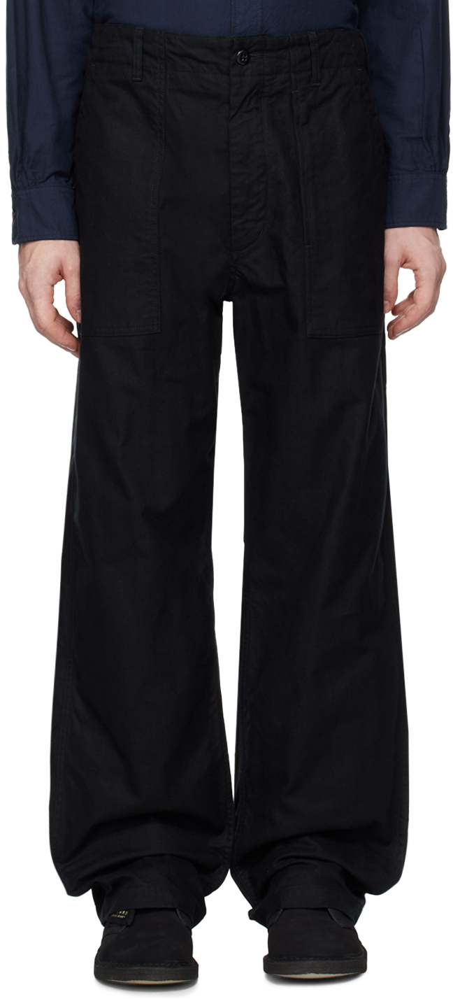 Black Fatigue Trousers