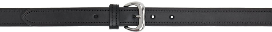 Anderson's Black Skinny Belt In N1 Black