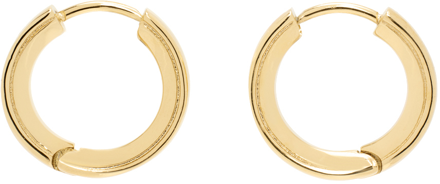 Gold Arc Earrings