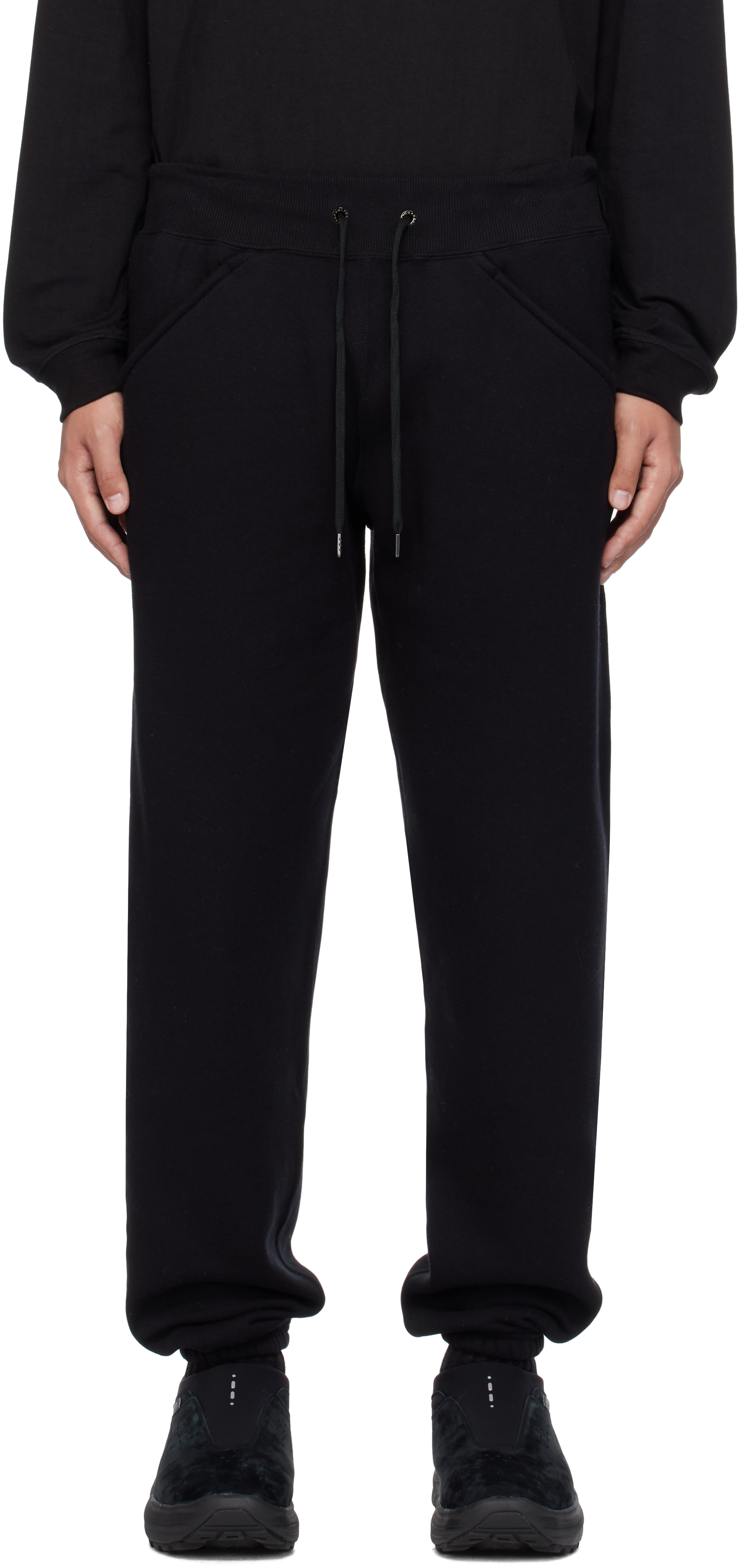 Black Tapered Sweatpants