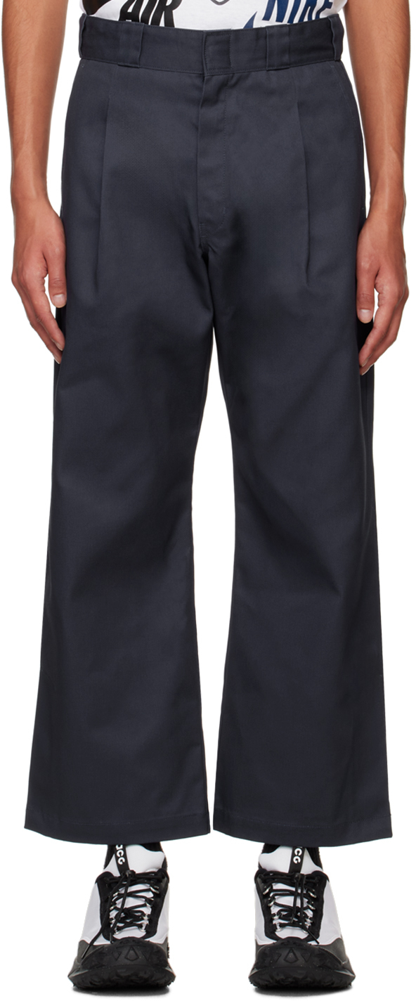 Navy Dickies Edition Side Slit Trousers