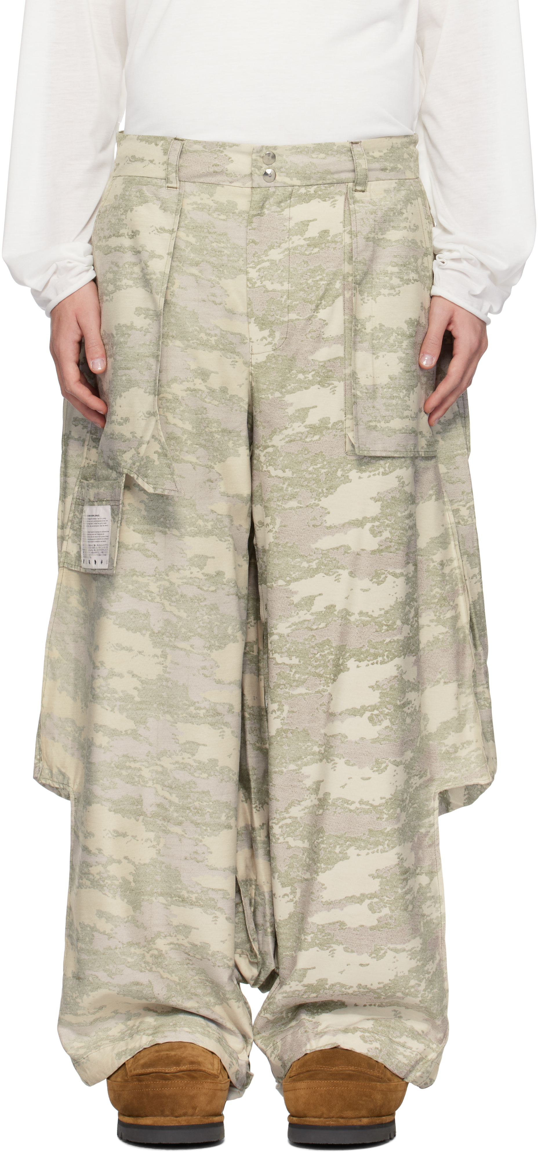 Khaki Amoc Combat Cargo Pants