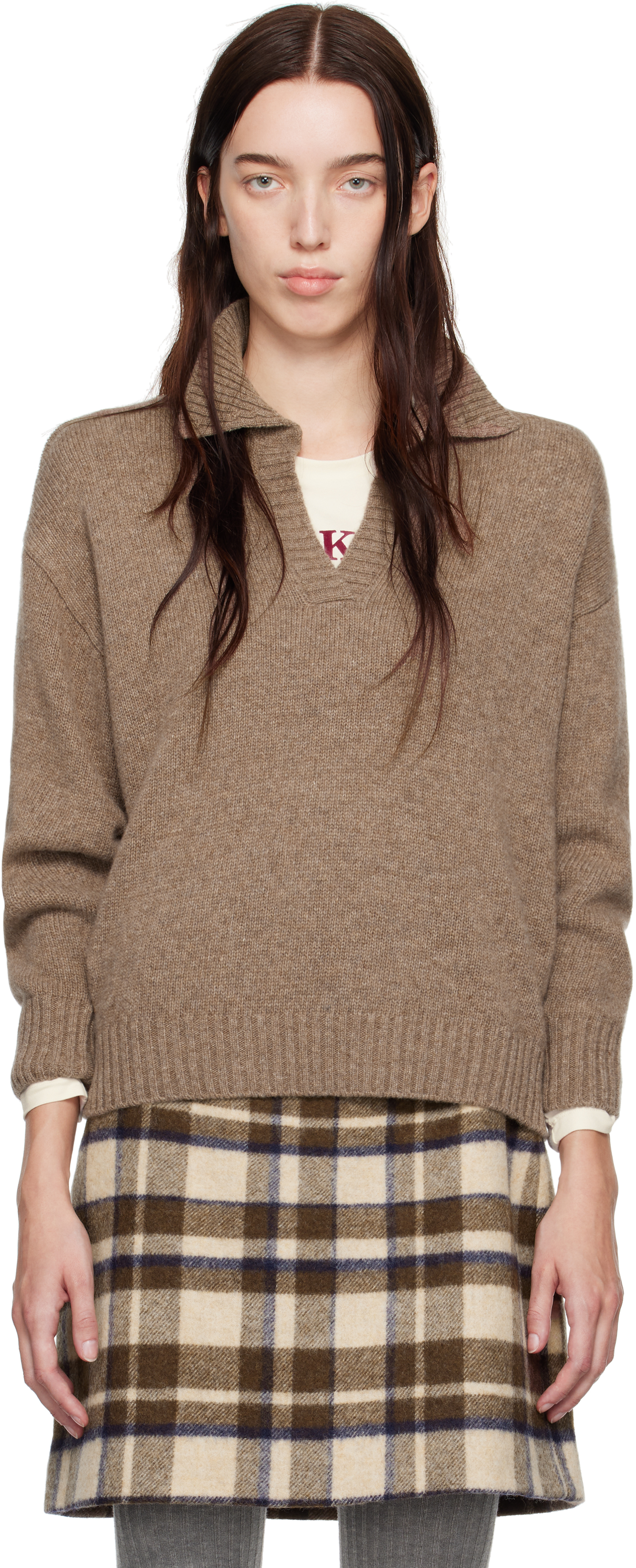 Shop Weekend Max Mara Brown Agre Sweater In 003 Light Brown