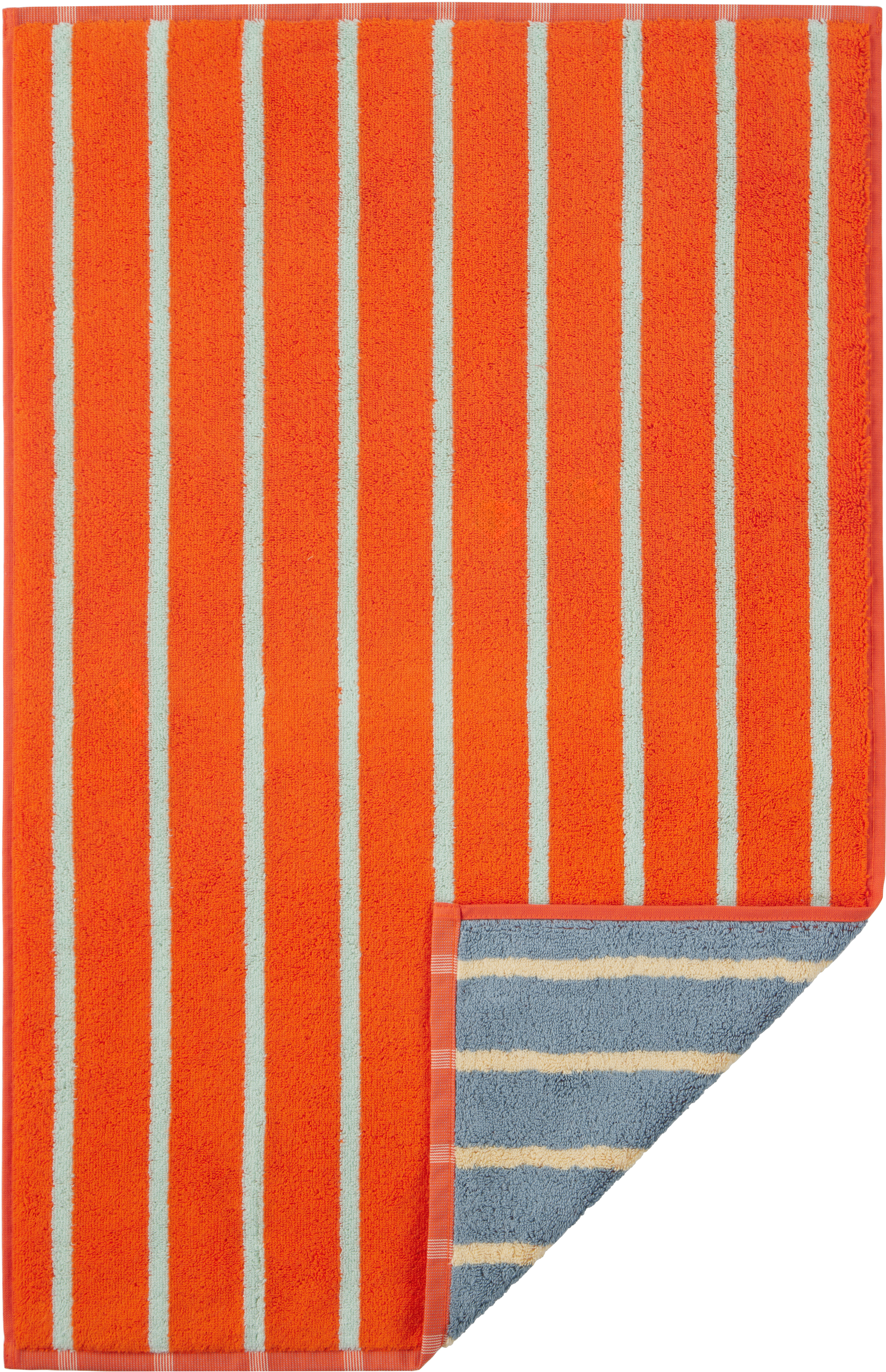 Dusen Dusen Multicolor House Stripe Towel Set, 3 Pcs In Multi