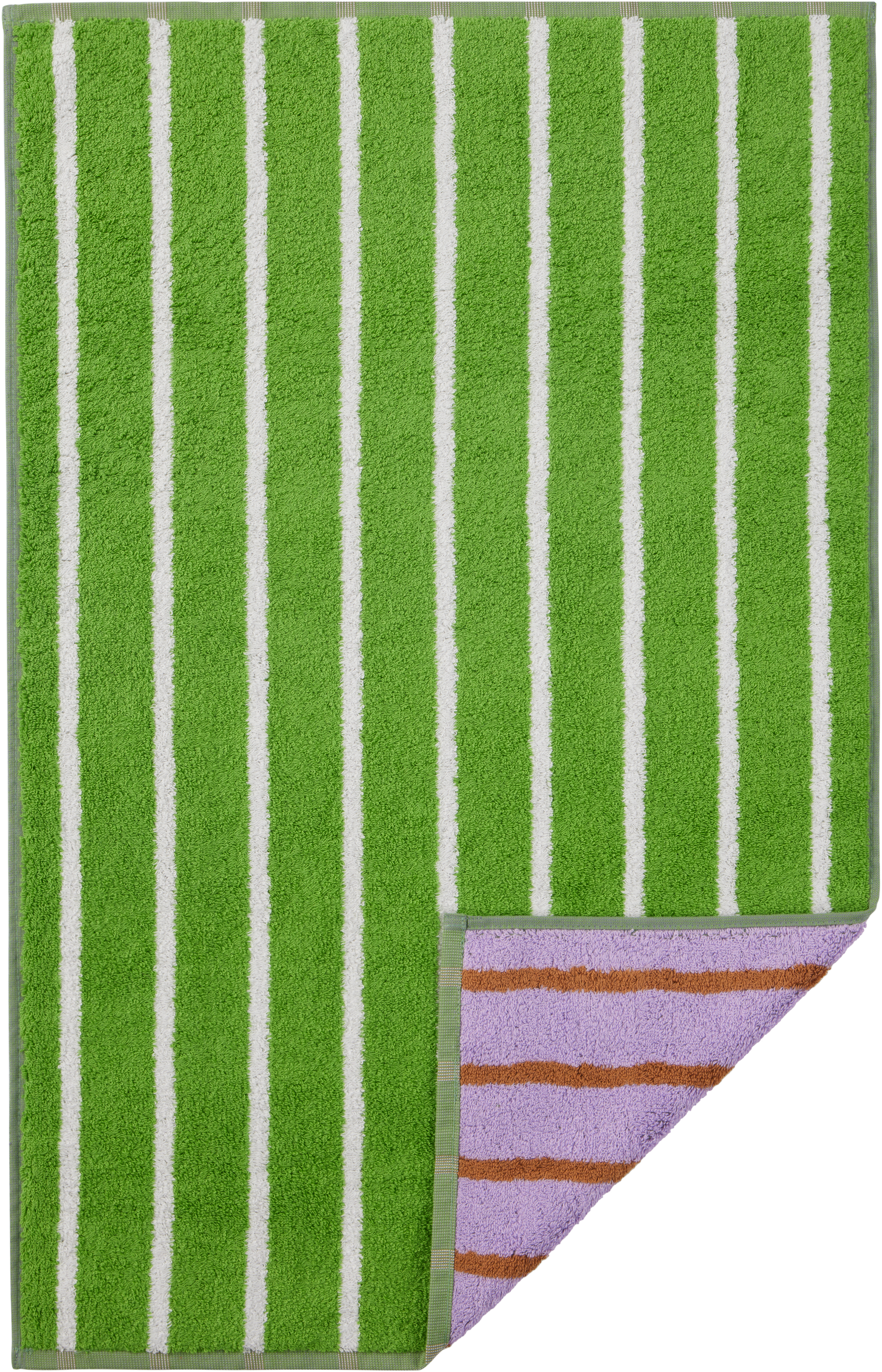 Dusen Dusen Multicolor House Stripe Towel Set, 3 Pcs In Multi