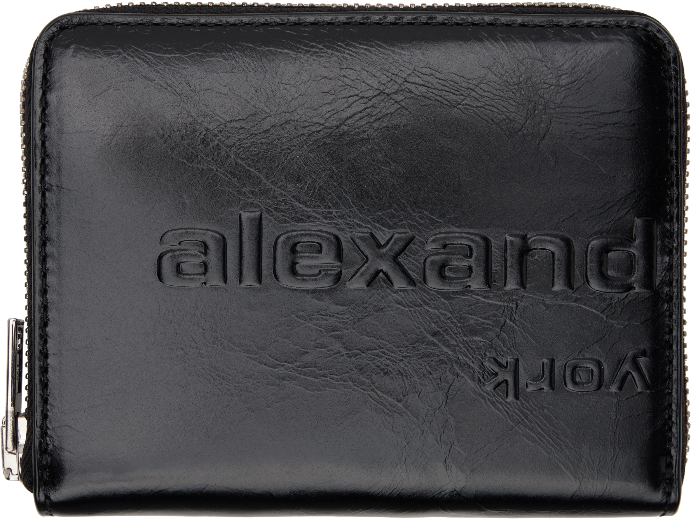 Black Punch Compact Wallet