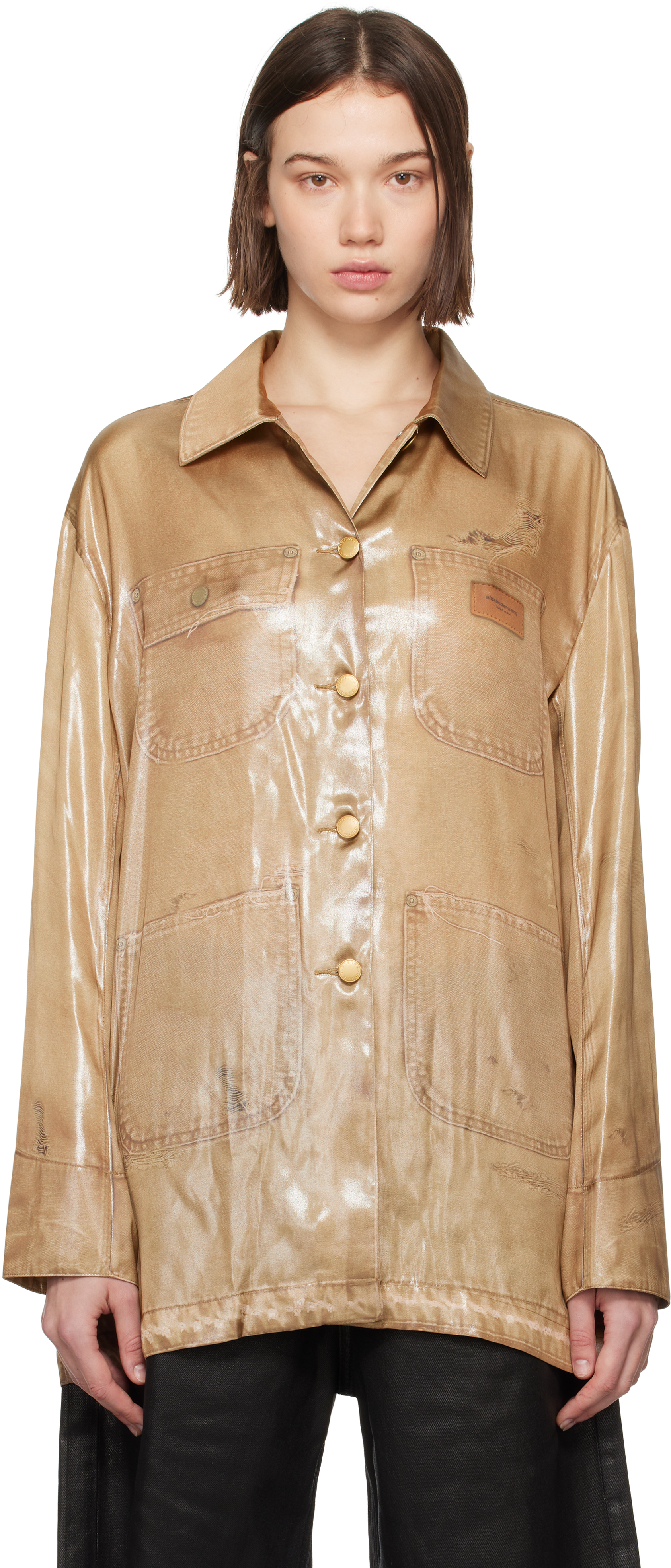 Tan Trompe L'ail Shirt