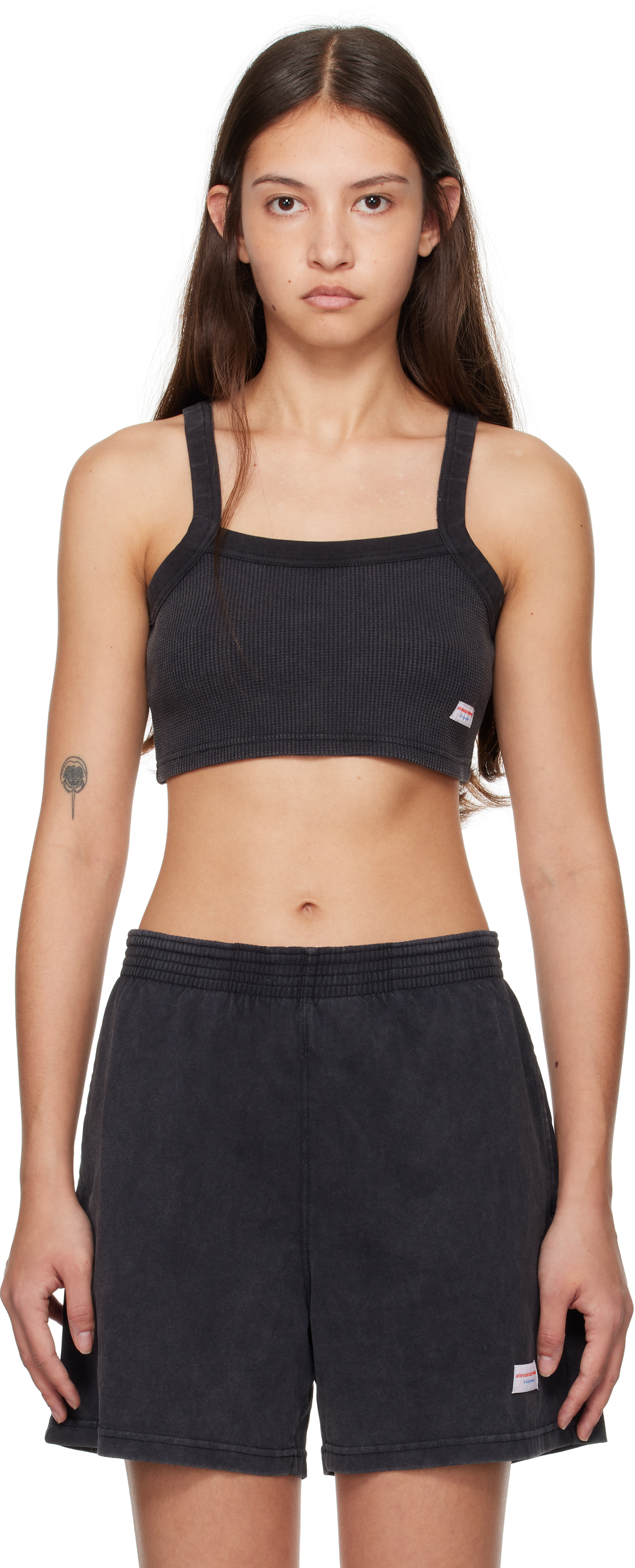 Black Cropped Camisole