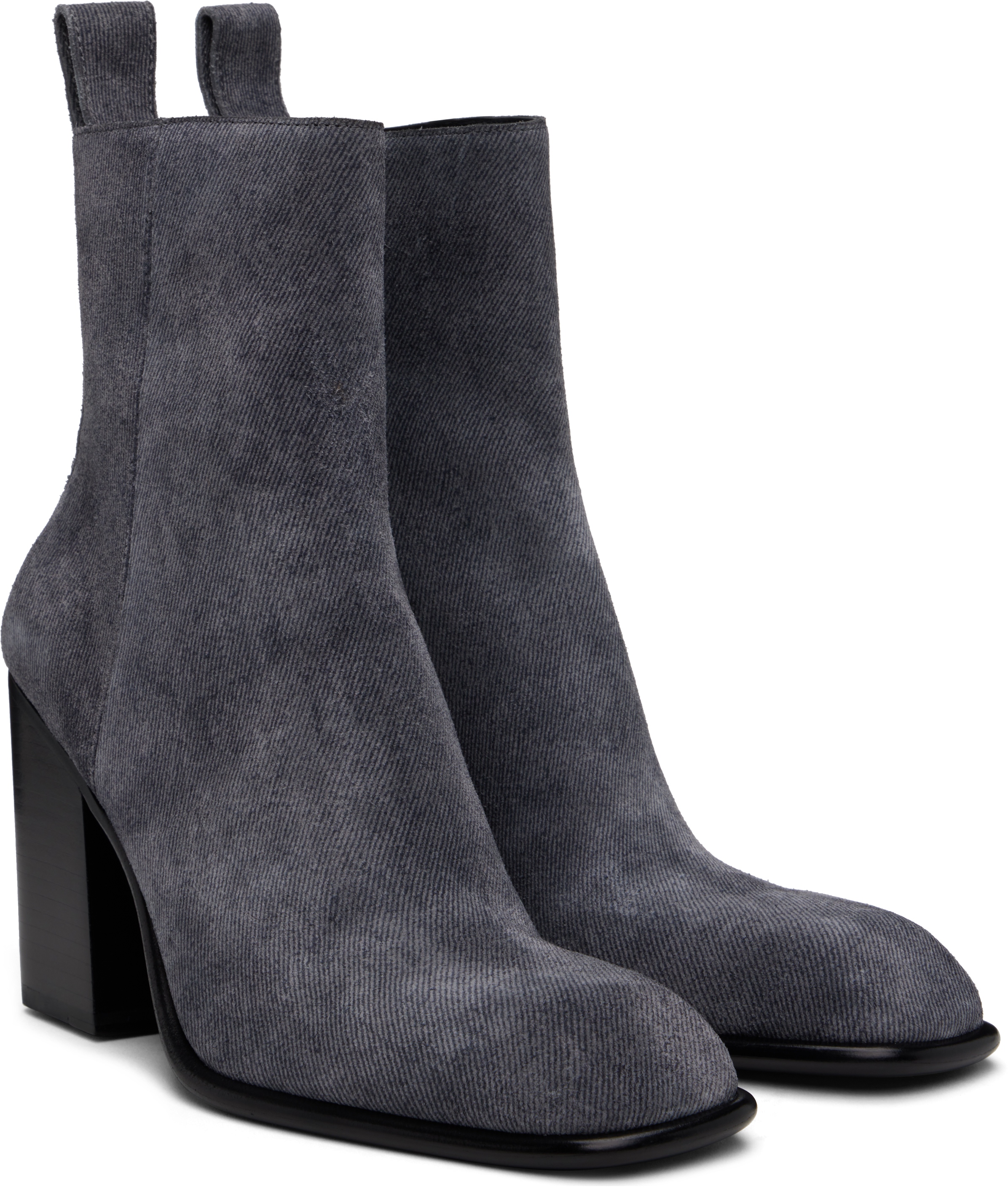 Alexander Wang Gray Throttle 95mm Ankle Boots In Grey