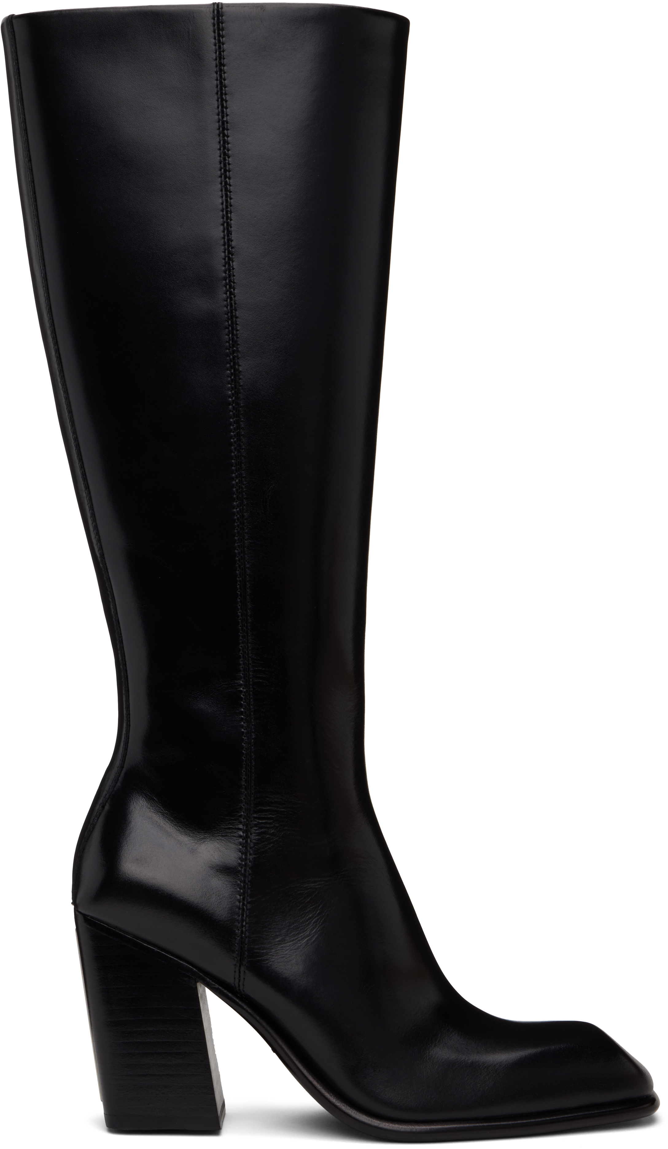 Shop Alexander Wang Black Throttle Boots