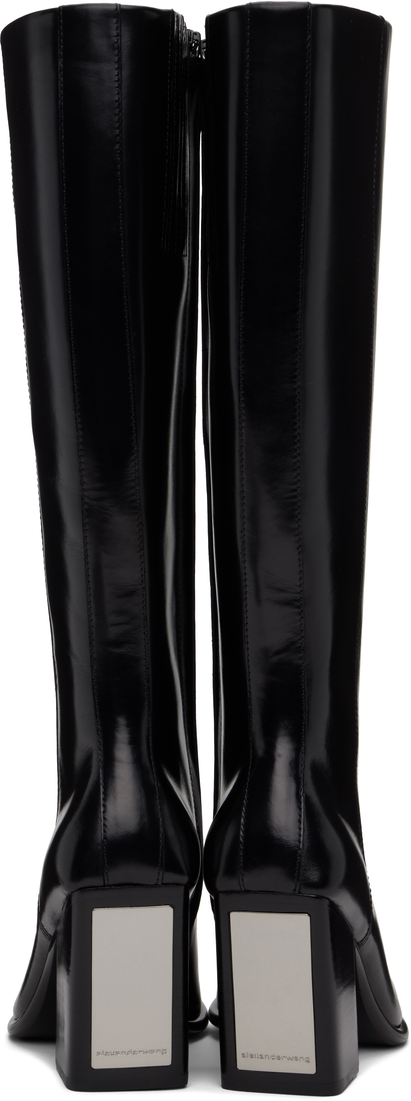 Shop Alexander Wang Black Throttle Boots