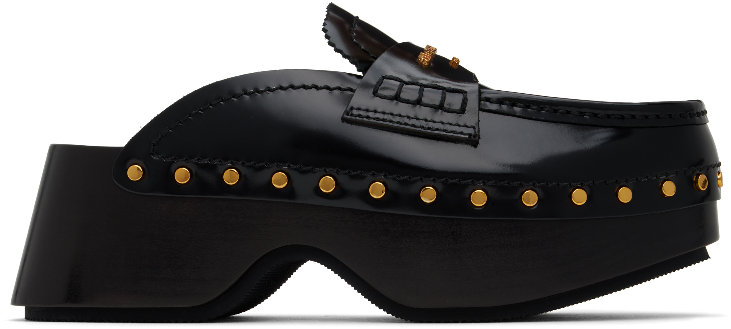 Black Carter Clog Mules