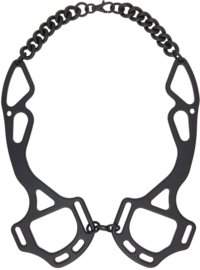 Black Object N12 Hackamore Neck Chain Necklace