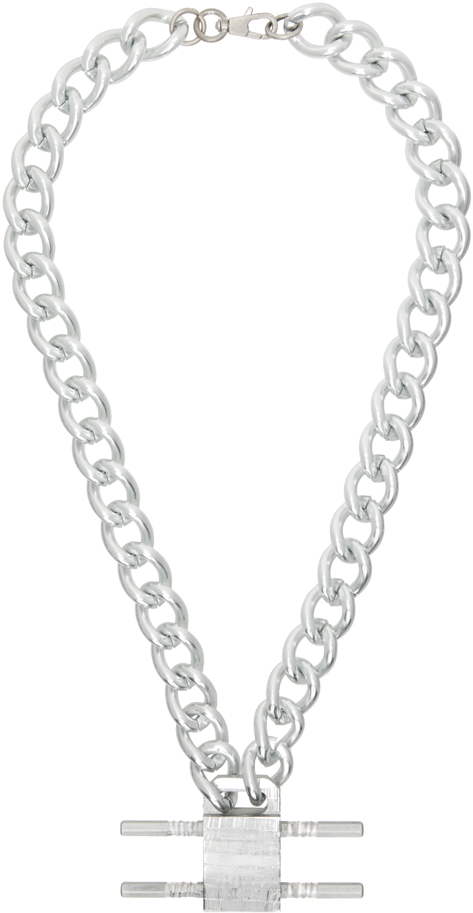 Shop Innerraum シルバー Object N10 Allen Neck Chain ネックレス In Silver