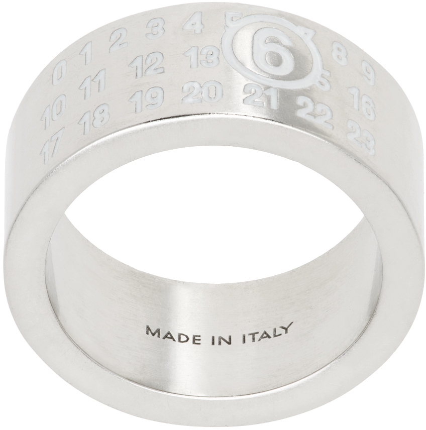 Silver Numeric Ring