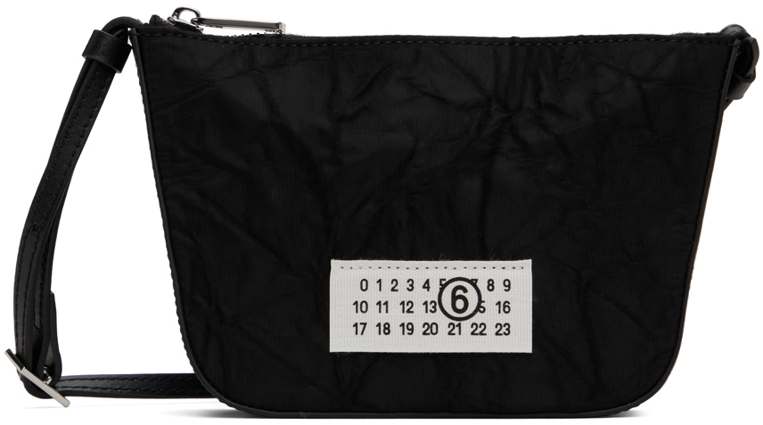 Black Numeric Mini Shoulder Bag