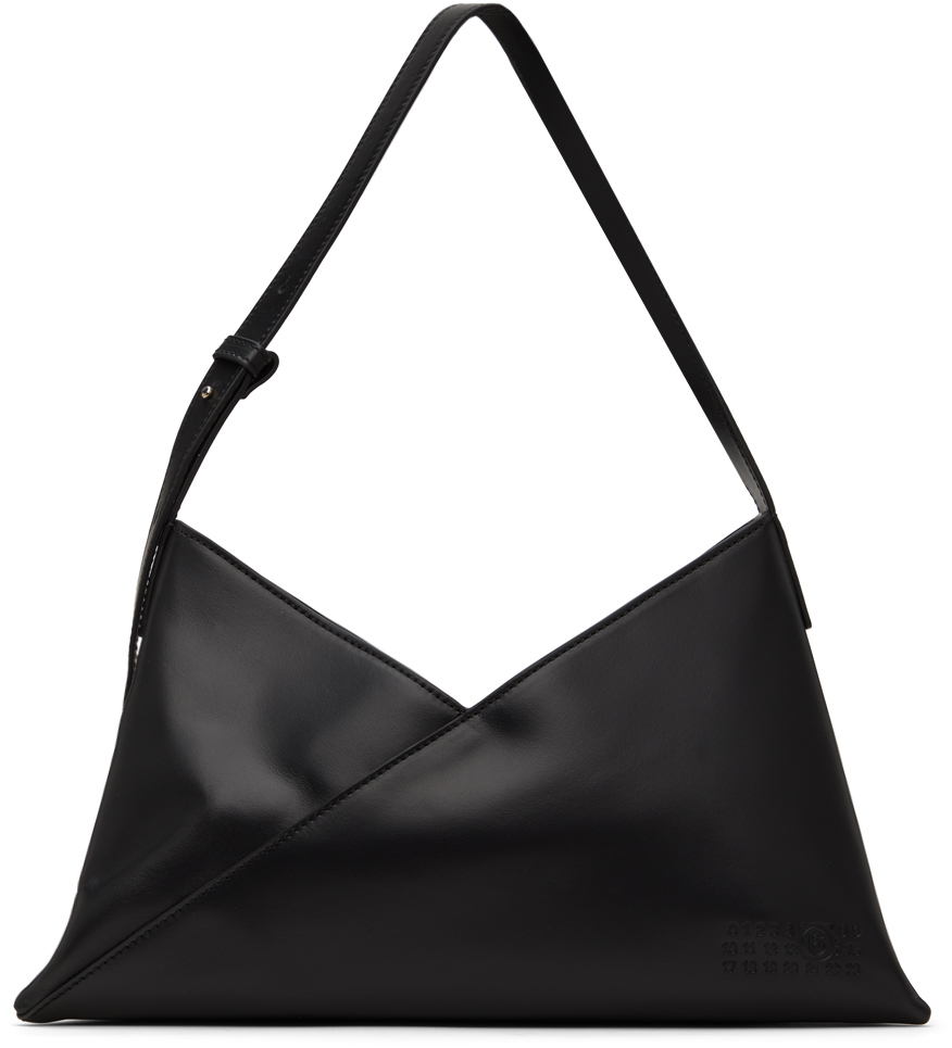 MM6 Maison Margiela: Black Triangle 6 Bag | SSENSE