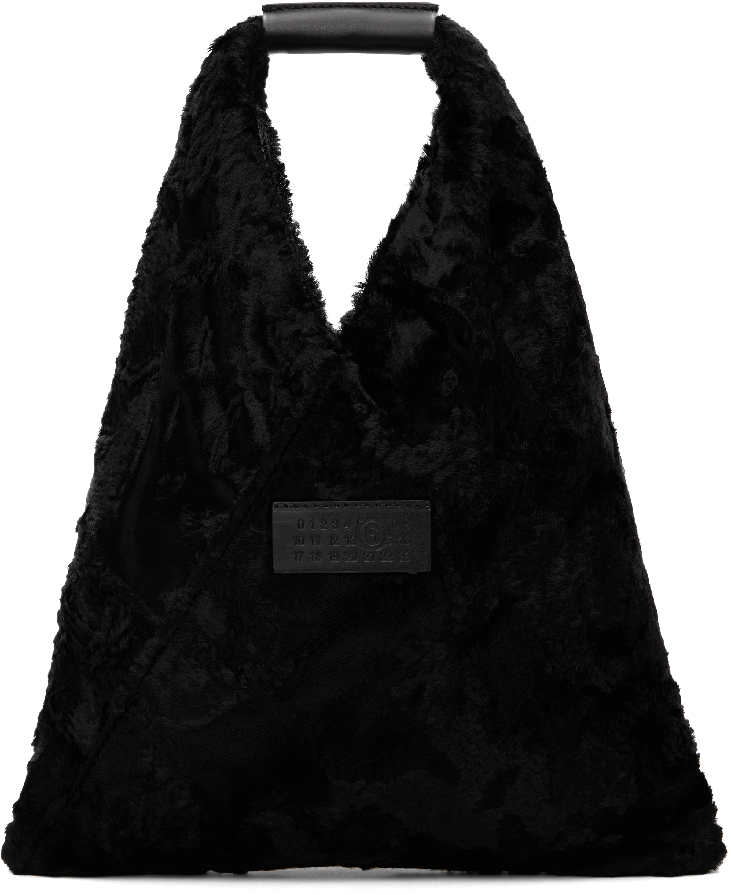 Shop Mm6 Maison Margiela Black Classic Small Tote In T8013 Black