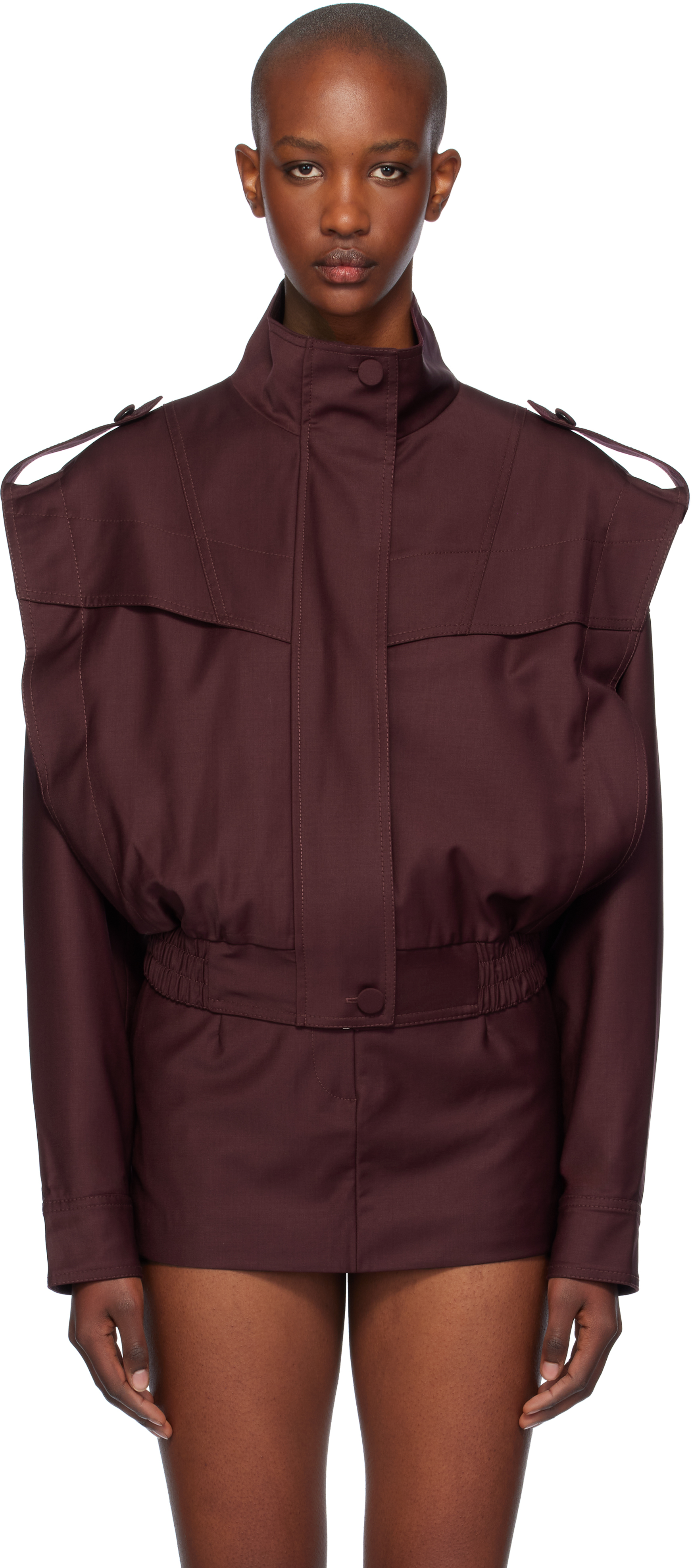 Burgundy Salas Jacket