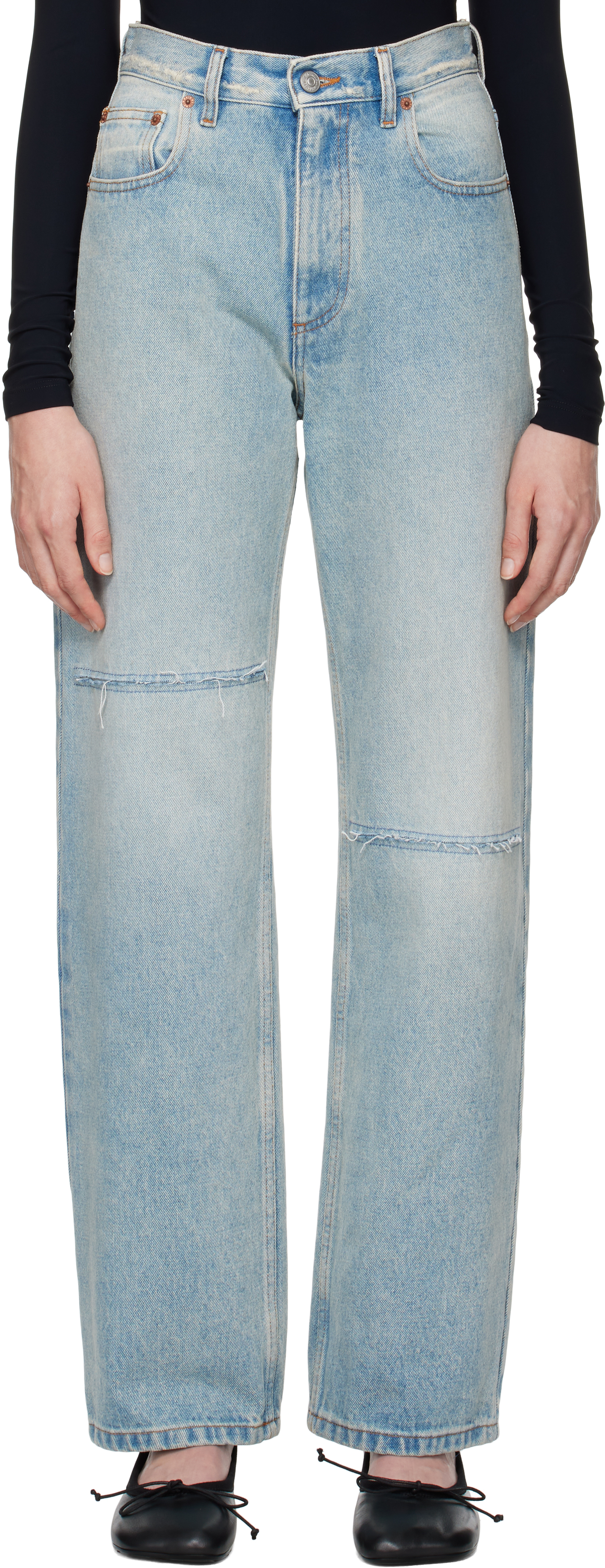 Blue 5 Pocket Jeans