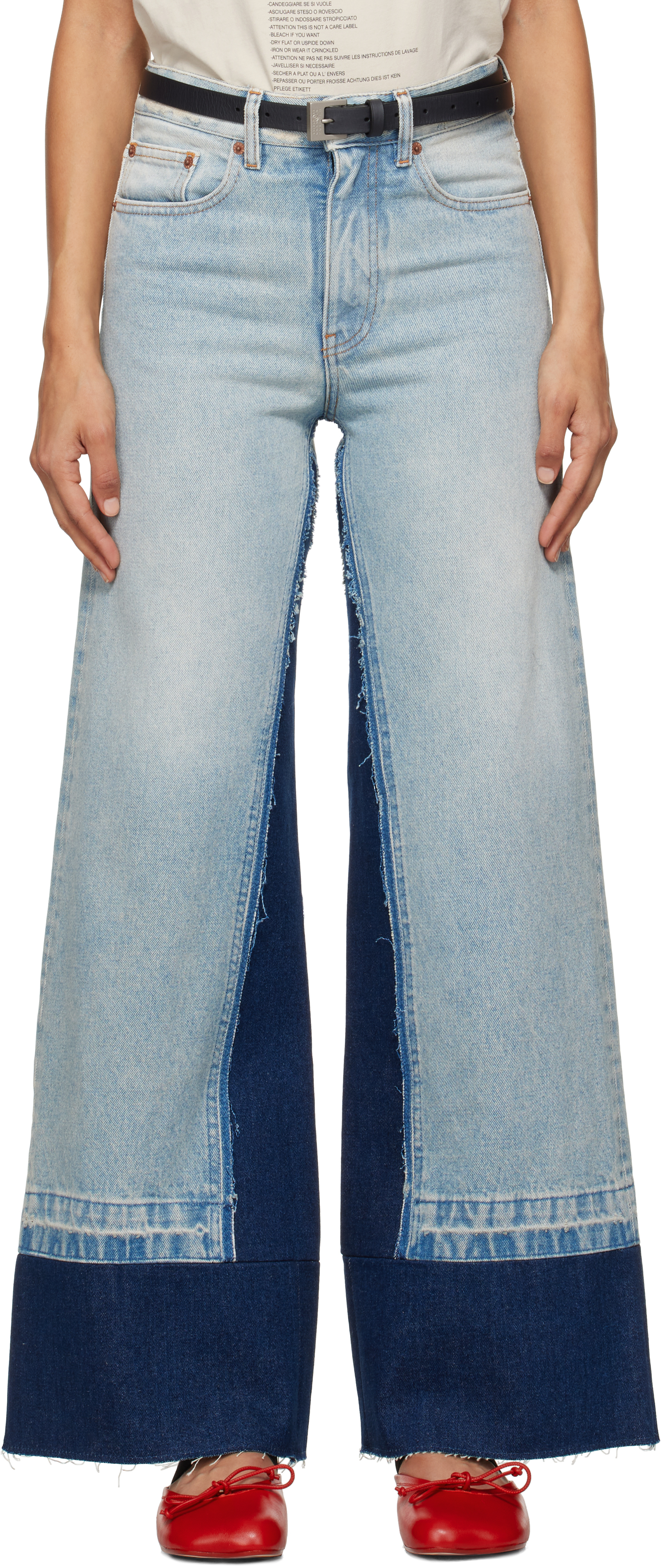 MM6 MAISON MARGIELA BLUE 5 POCKET JEANS 