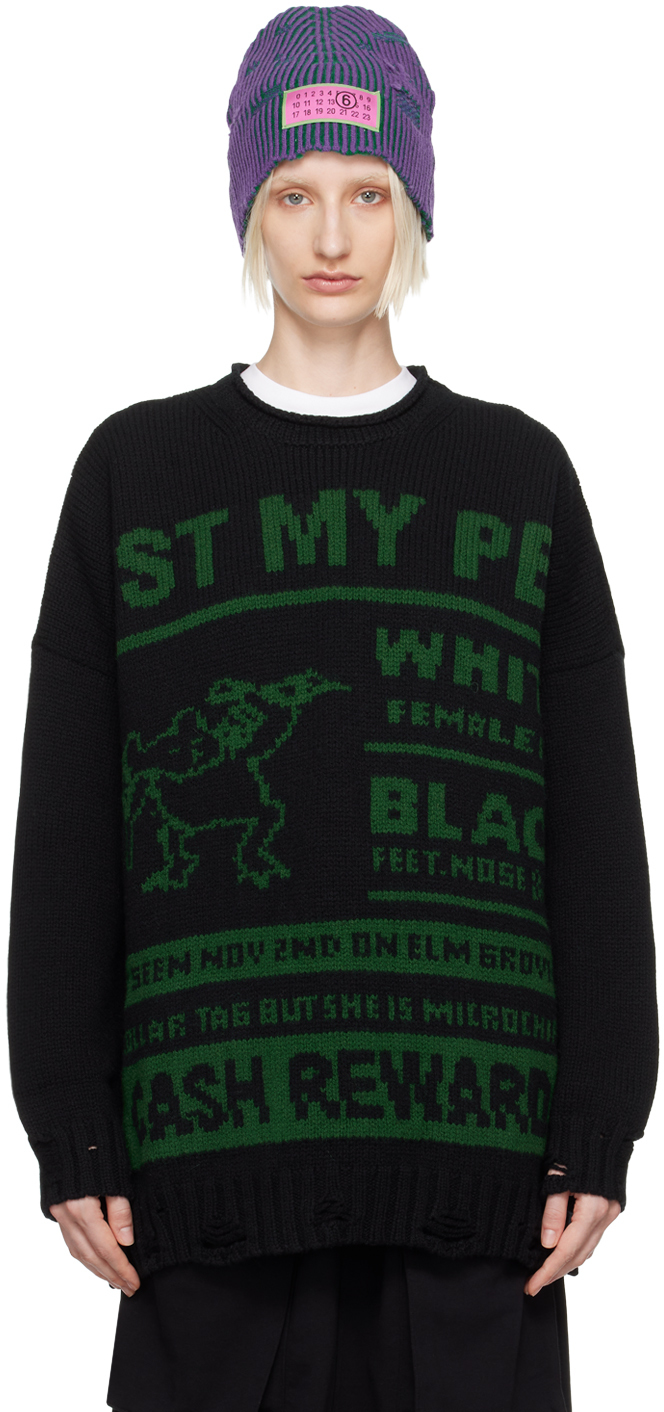 Black 'Lost My Pet' Sweater