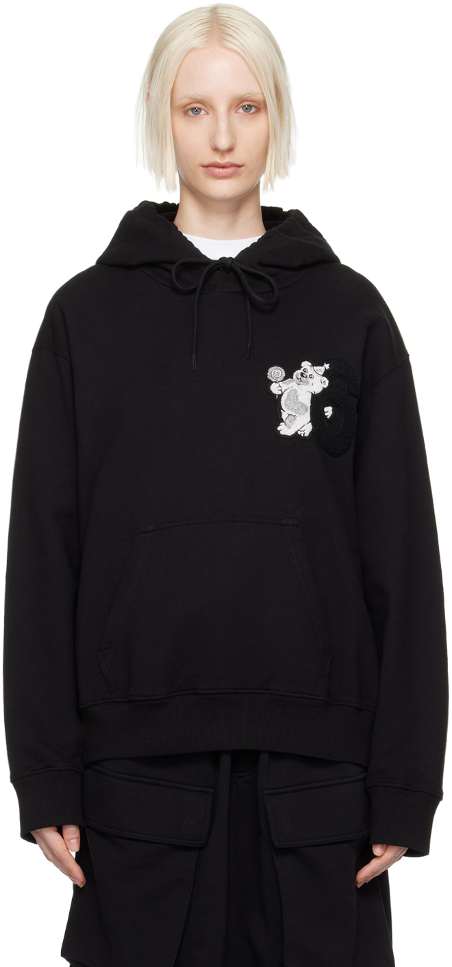 Black Teddy Bear Hoodie