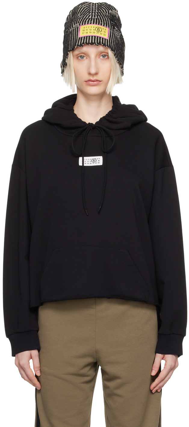 Black Logo Flag Hoodie