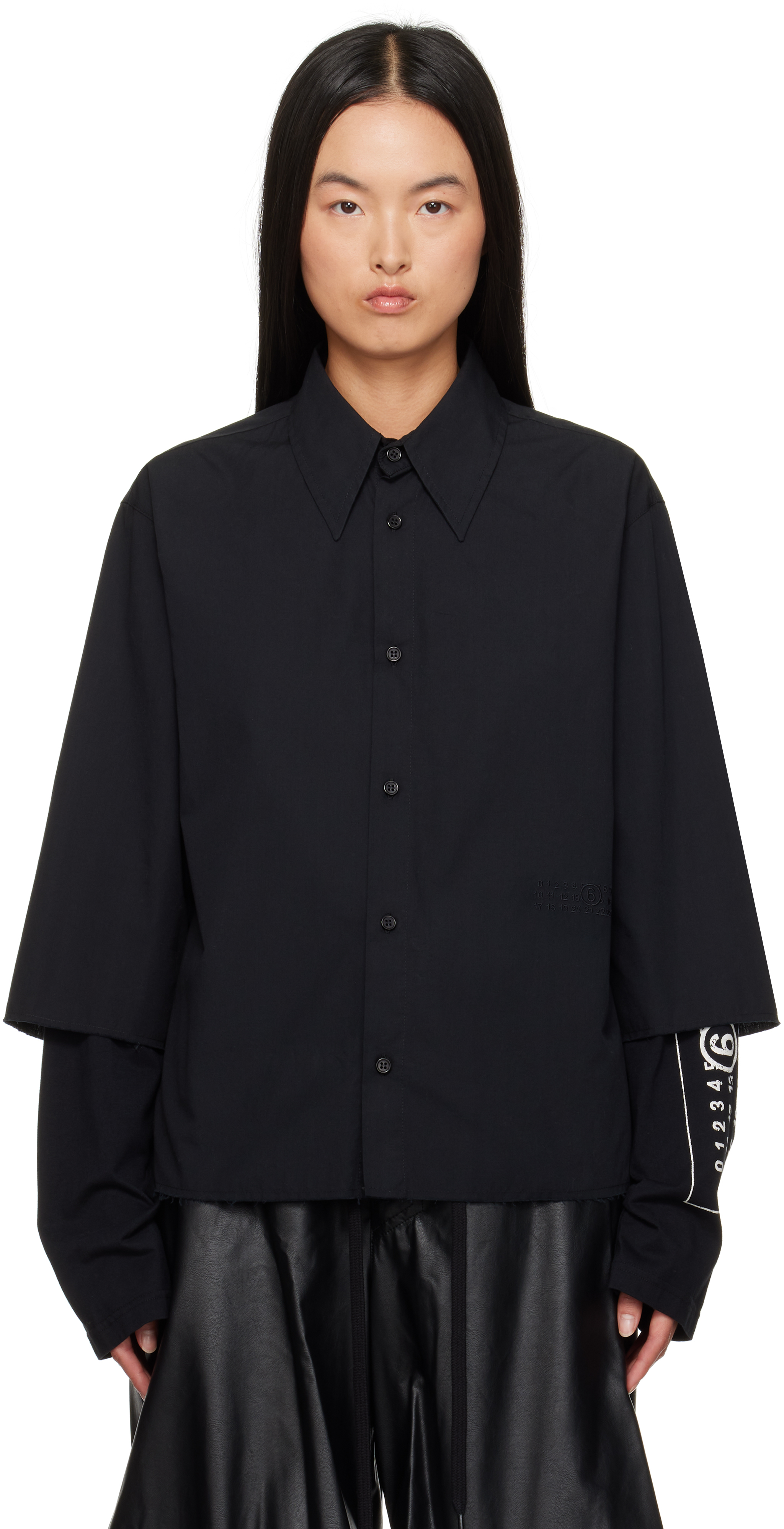 Black Long-Sleeved Shirt