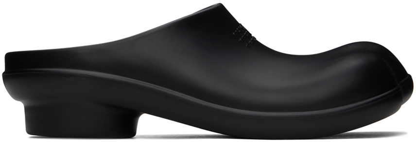 Shop Mm6 Maison Margiela Black Eva Loafers In T8013 Black