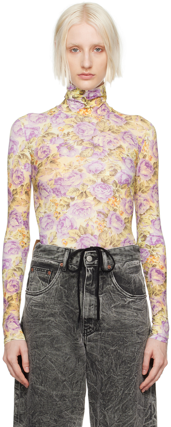 Yellow Floral Bodysuit