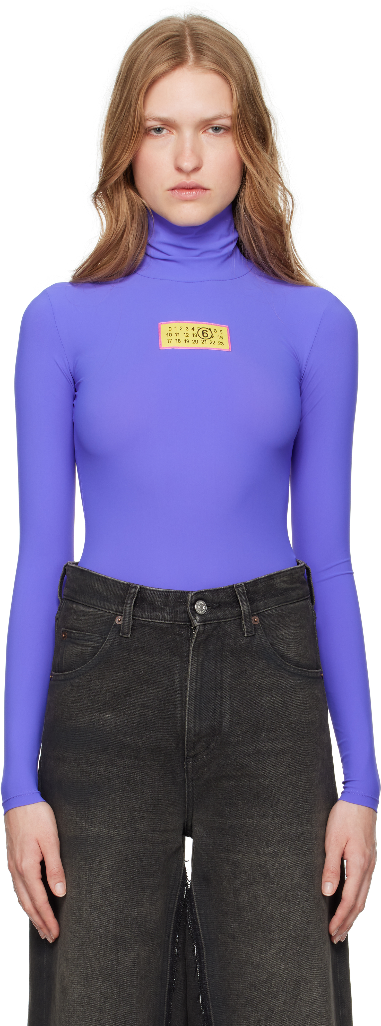 Purple Jersey Bodysuit