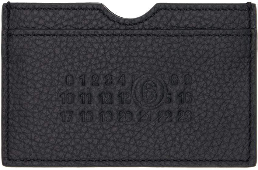 Black Numeric Logo Card Holder