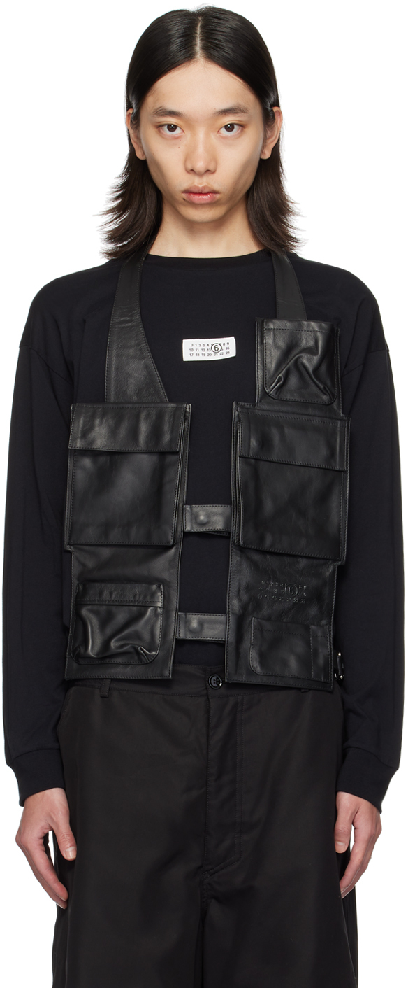 MM6 Maison Margiela レザーベスト