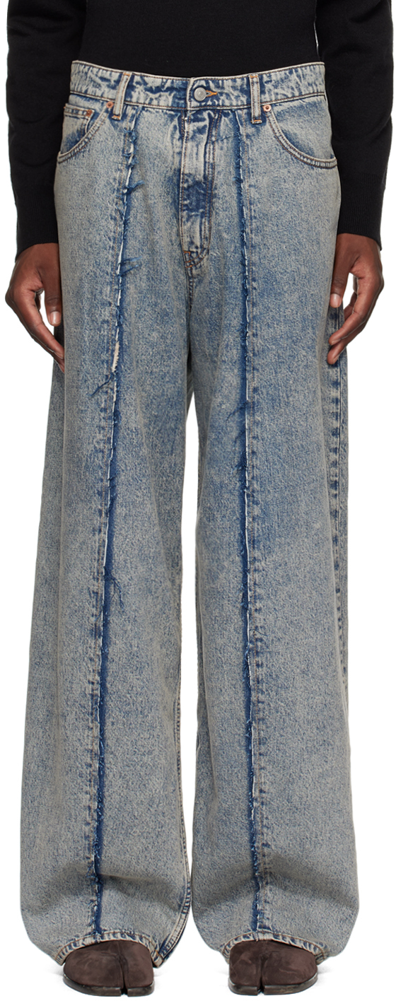 Blue 5-Pocket Jeans