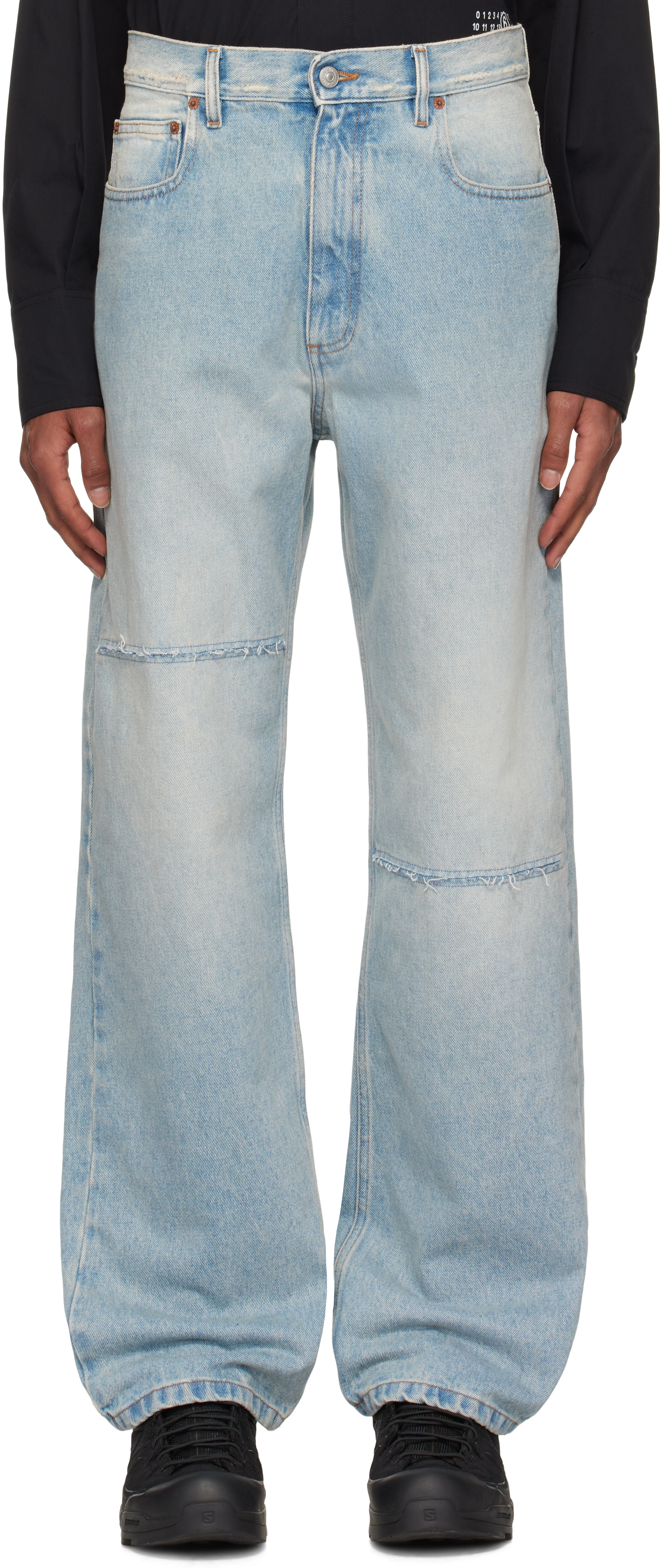 MM6 maison margiela ブルーフェードジーンズ