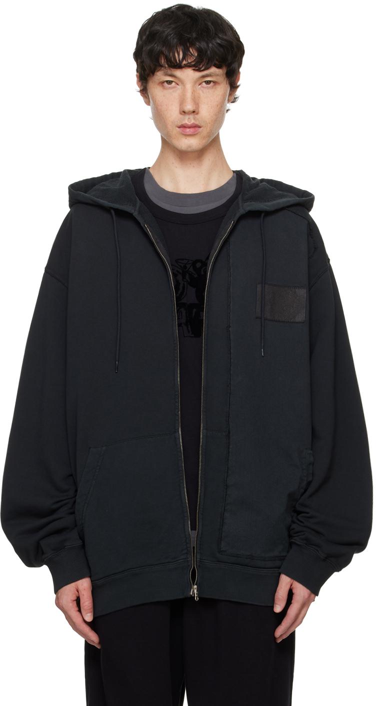 Black Zip Hoodie