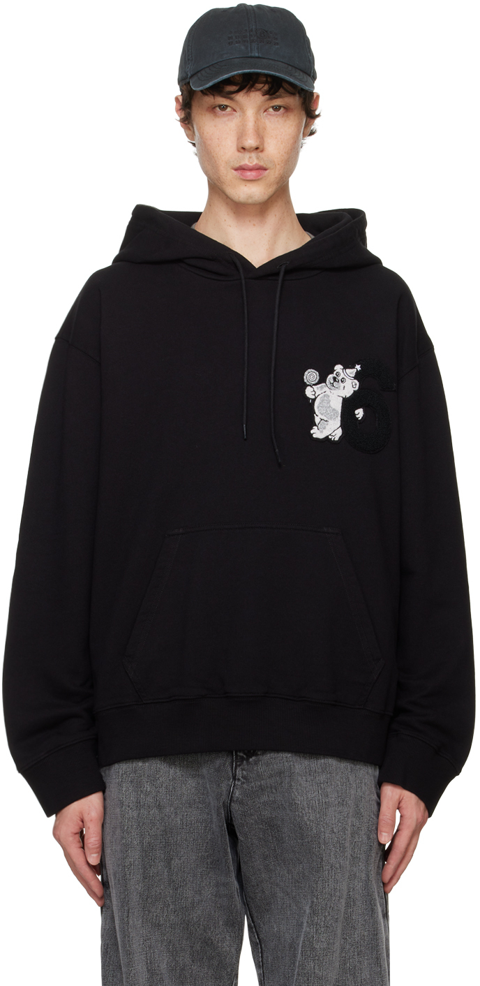 Black Teddy Bear Hoodie