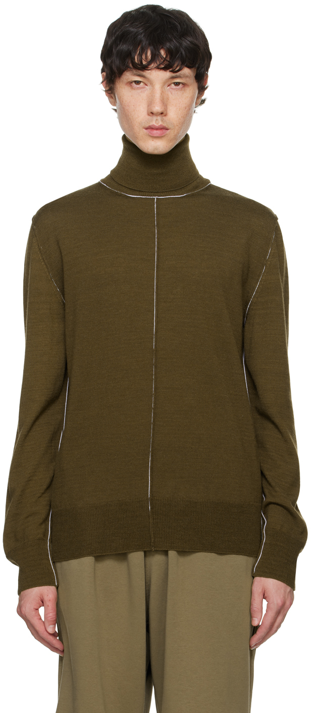 Green Wool Turtleneck