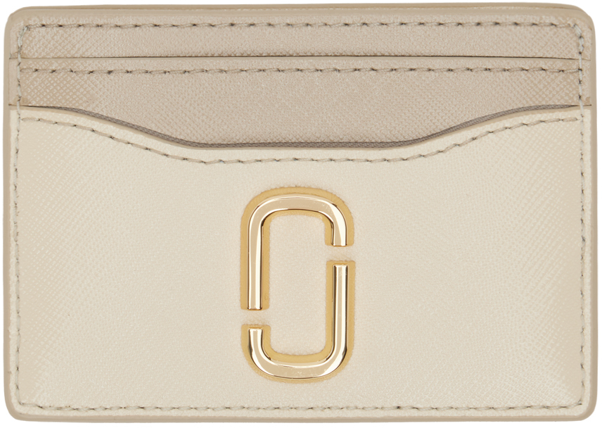 Shop Marc Jacobs Khaki 'the Utility Snapshot' Card Holder In 241 Khaki Multi