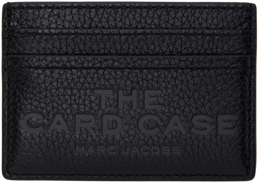 Shop Marc Jacobs ブラック The Leather カードケース In 001 Black