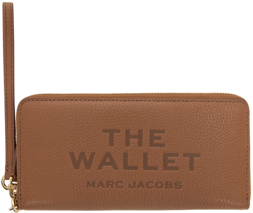 Shop Marc Jacobs ブラウン The Leather Continental 財布 In 212 Argan Oil