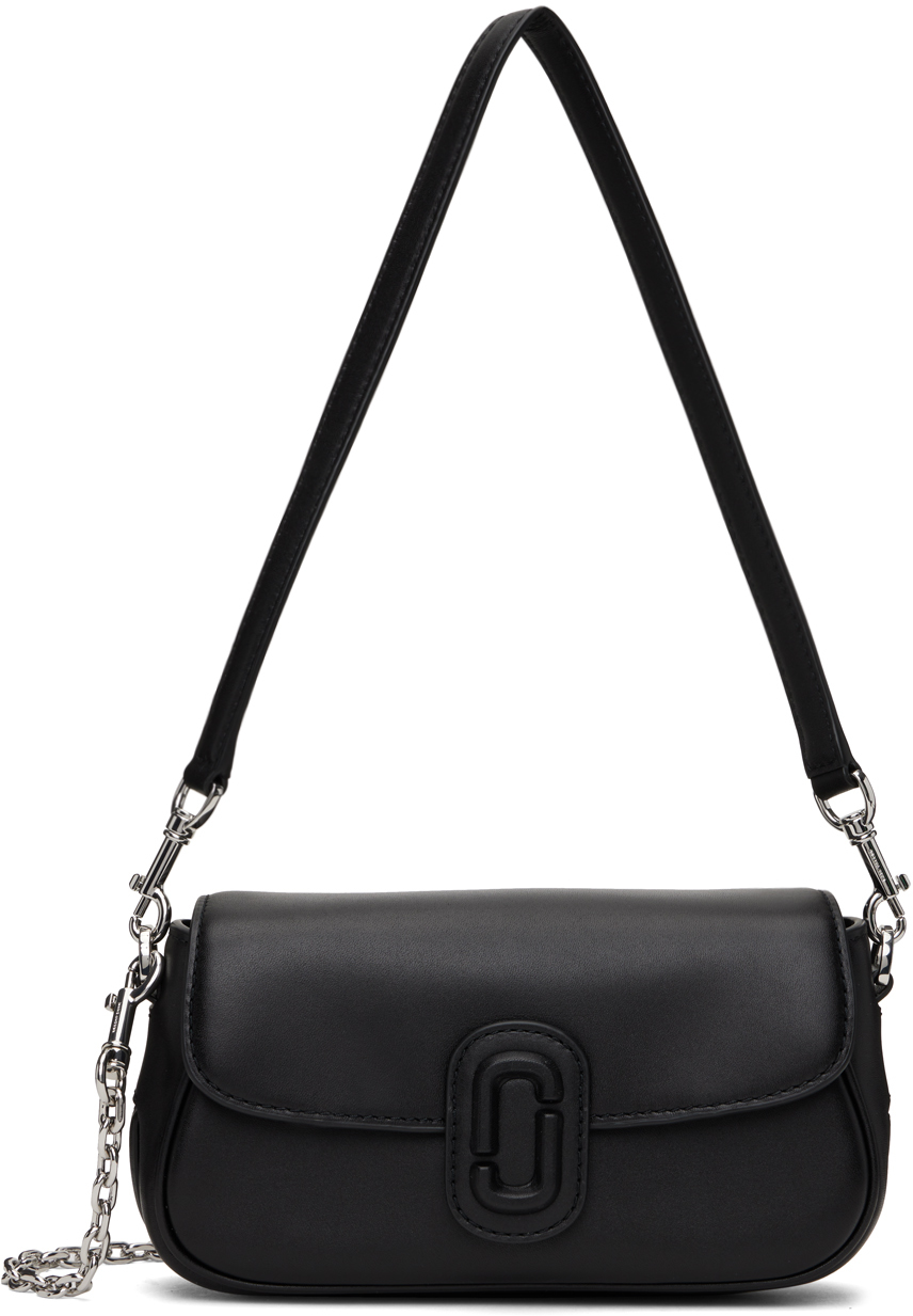 Shop Marc Jacobs Black 'the Clover' Shoulder Bag In 001 Black