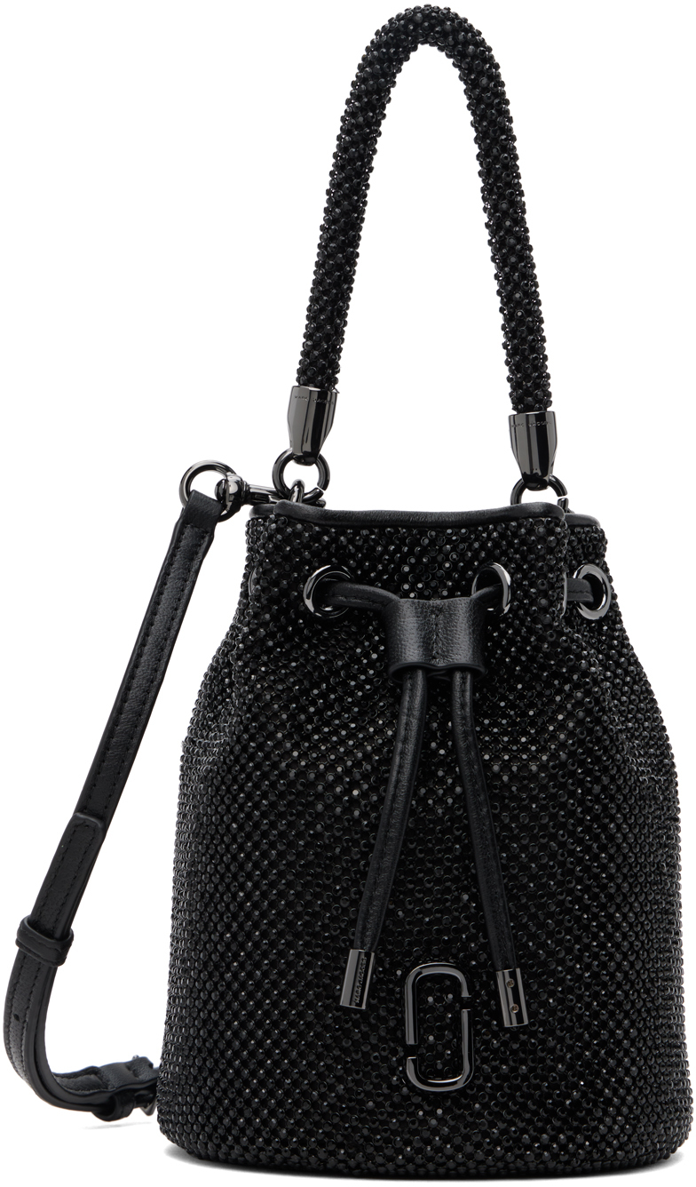 Shop Marc Jacobs ブラック The Rhinestone Mini Bucket バッグ In 001 Black