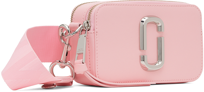 Shop Marc Jacobs Pink 'the Snapshot' Bag In 669 Ribbon Pink