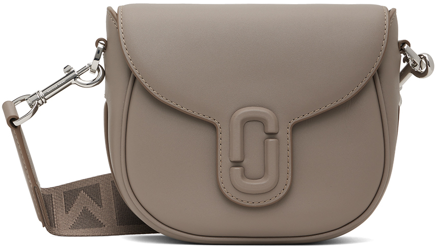 Marc Jacobs The Covered J Marc Saddle Bag In 055 Cement
