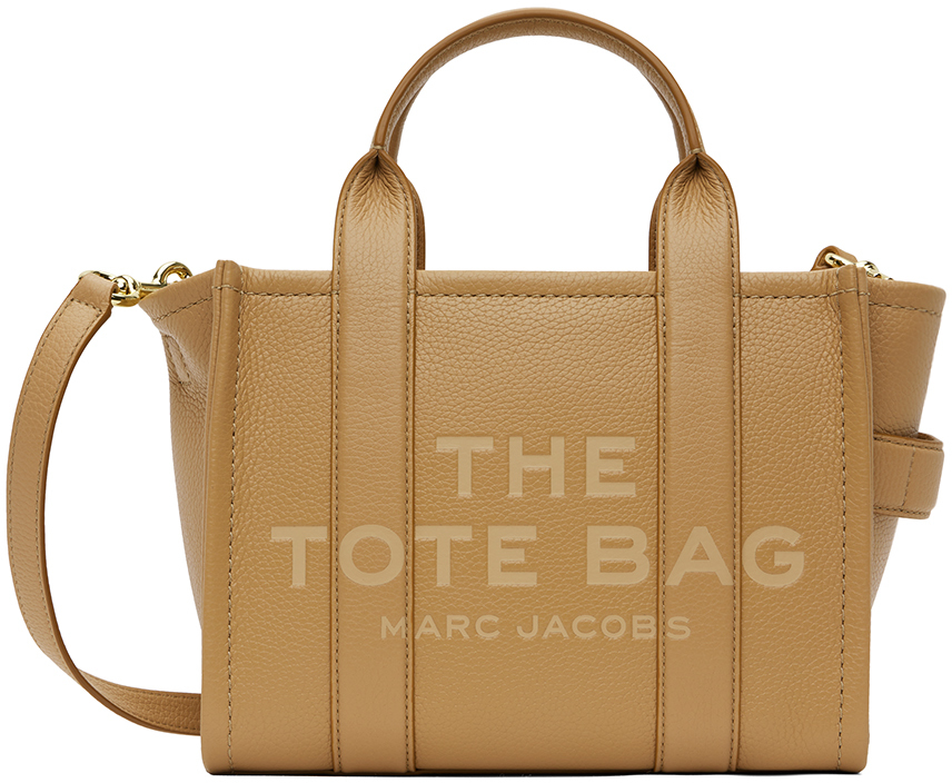 Beige 'The Leather Small' Tote