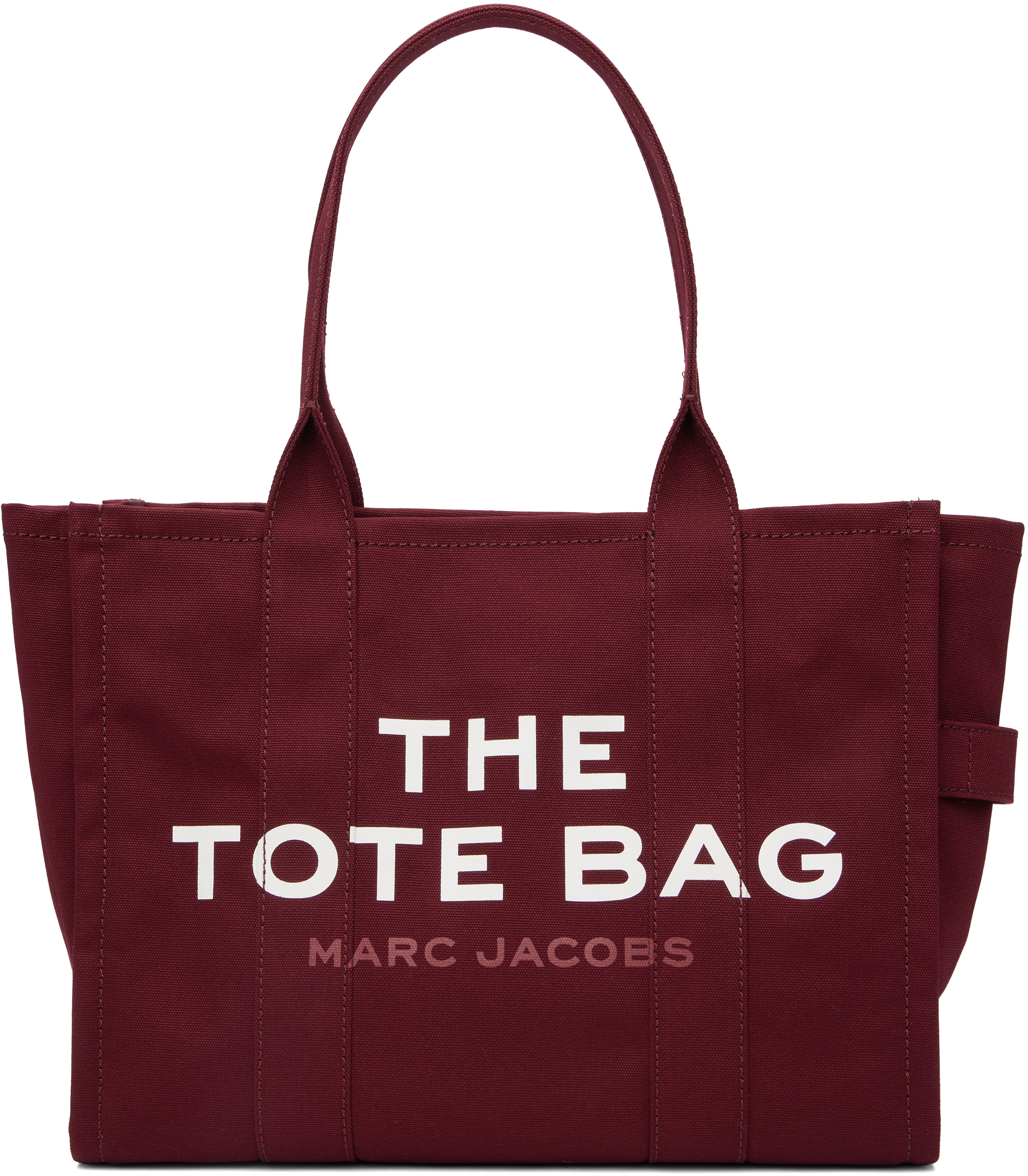 Shop Marc Jacobs バーガンディ The Canvas Large トートバッグ In 604 Oxblood